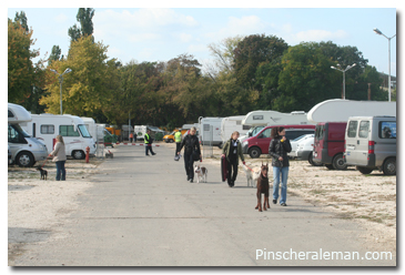 parking caravan